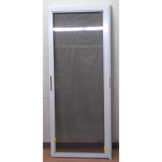Maximum View 32-in x 81-in White Aluminum Reversible Hinge Storm Door