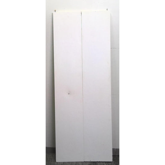 30" x 79.5" White Bifold Closet Door