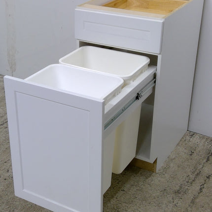 White Trash Pullout Base Cabinet