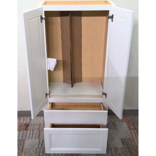 26" White Upper Cabinet