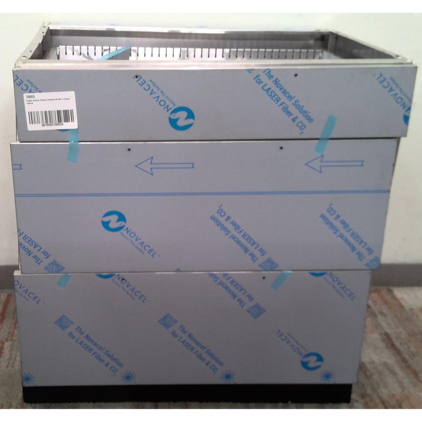 32" Stainless Steel 3-Drawer Outdoor Kitchen Cabinet