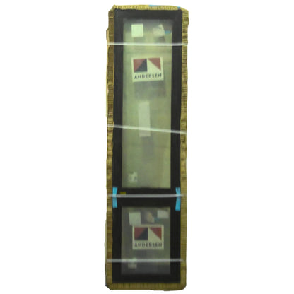24" x 95" Black Vinyl Casement Window