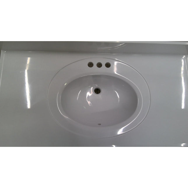 43" Cultured Marble Vanity Top