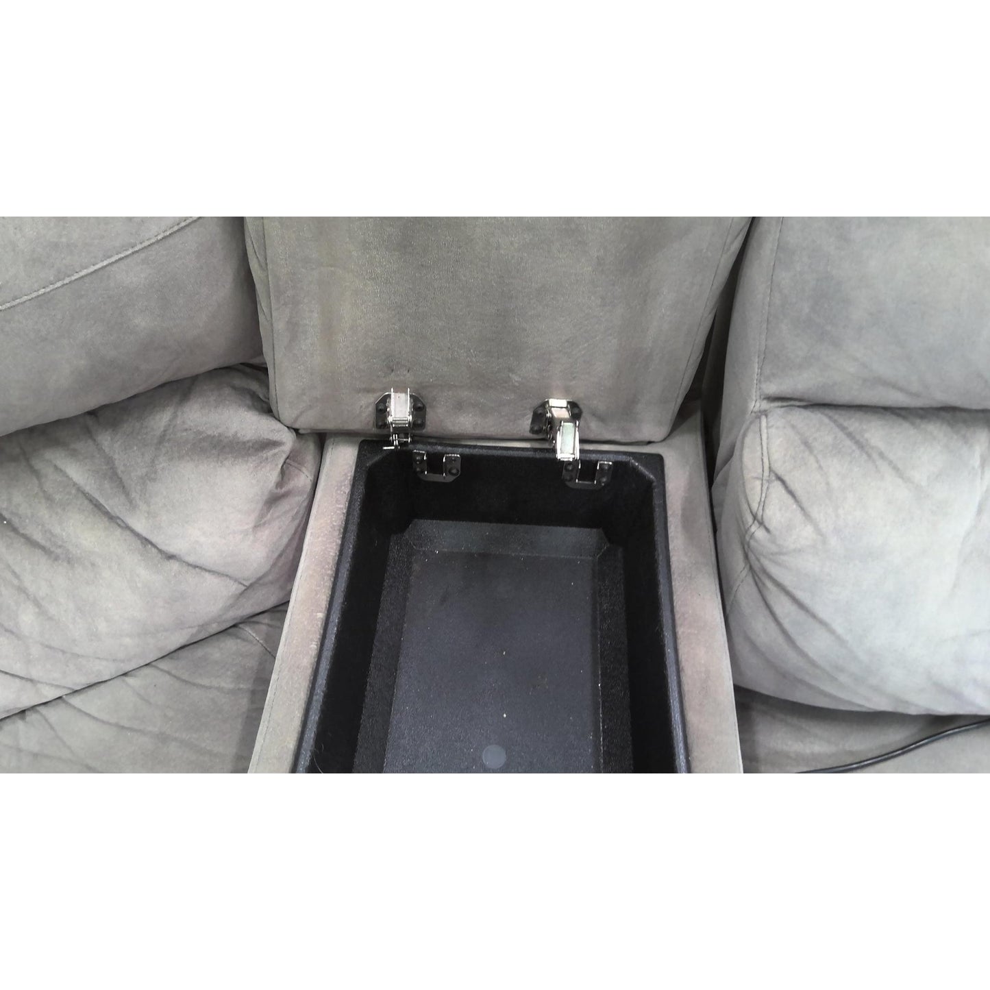 Gray Power Recliner Sectional Sofa