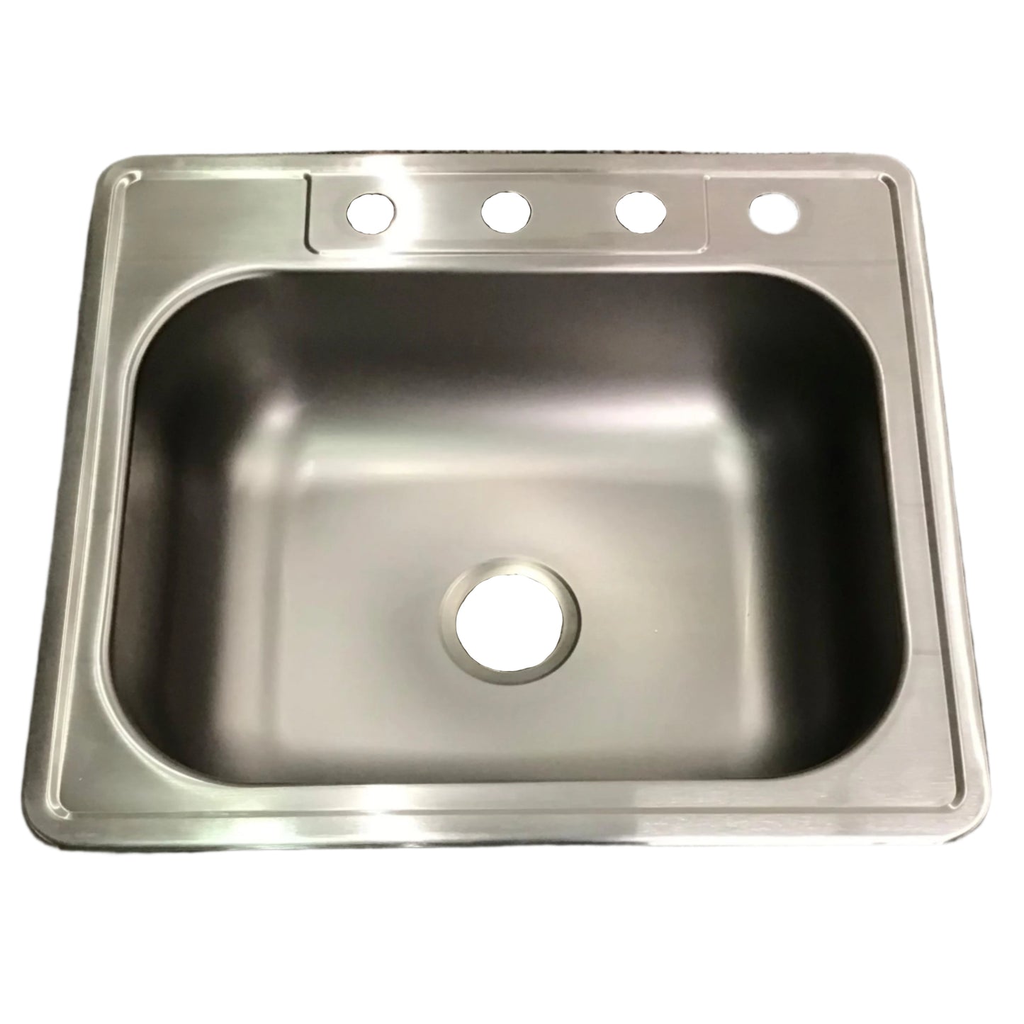 25” Drop-In 20-Gauge Stainless-Steel Sink