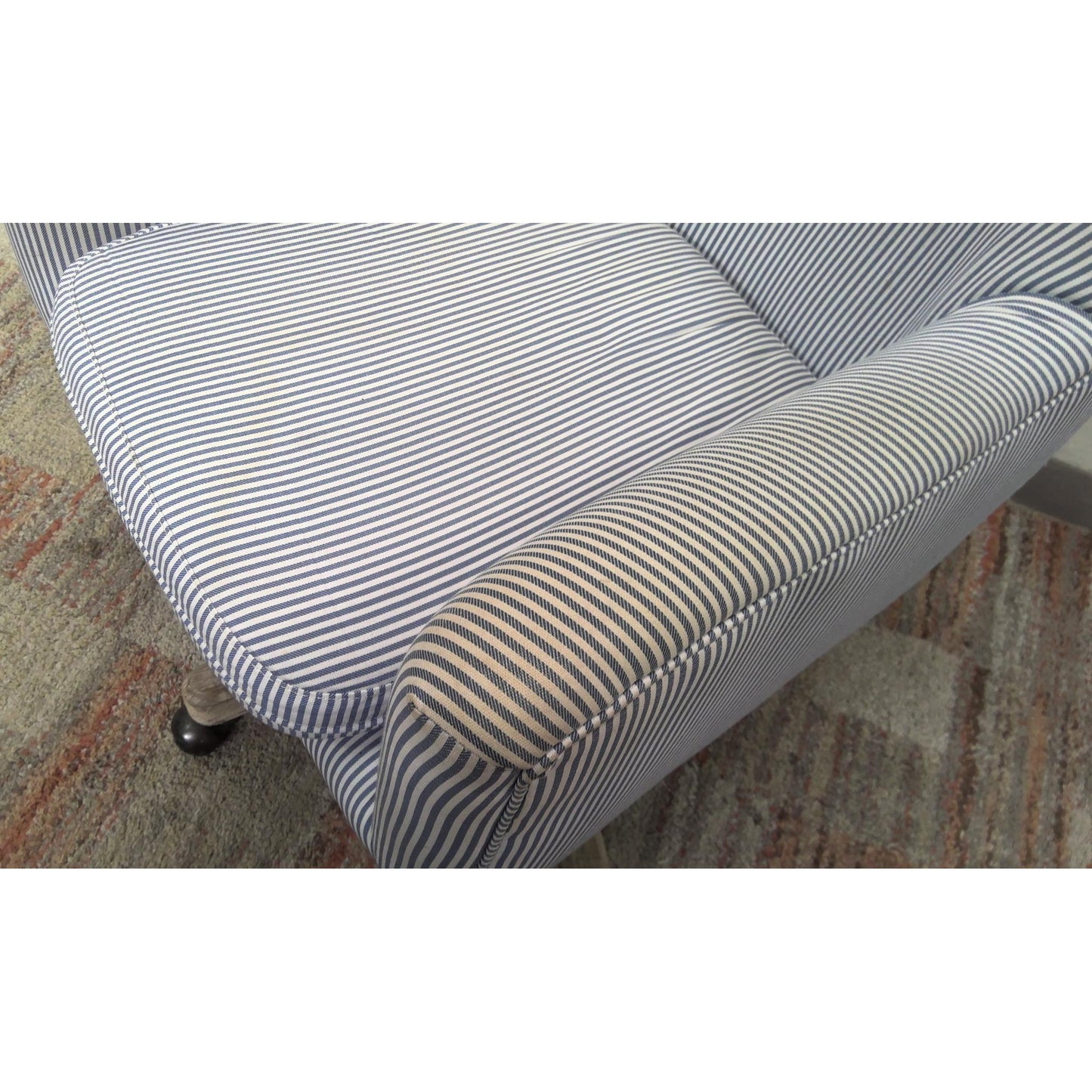 Striped Stuffed Office Chair