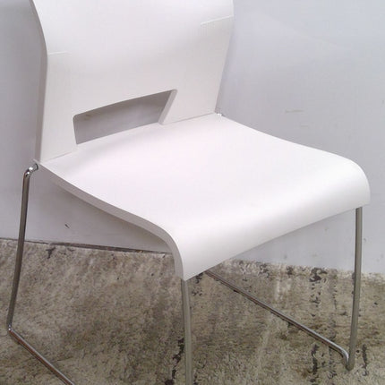 White Stacking Chair