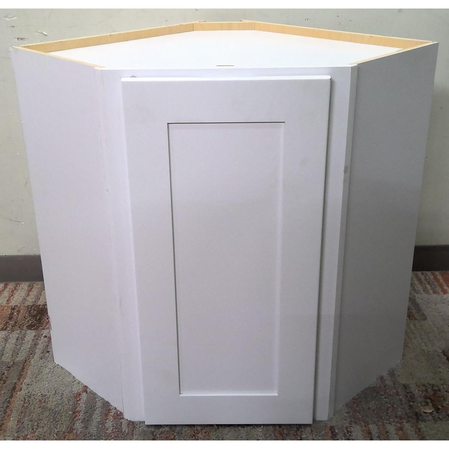 24" White Upper Corner Cabinet