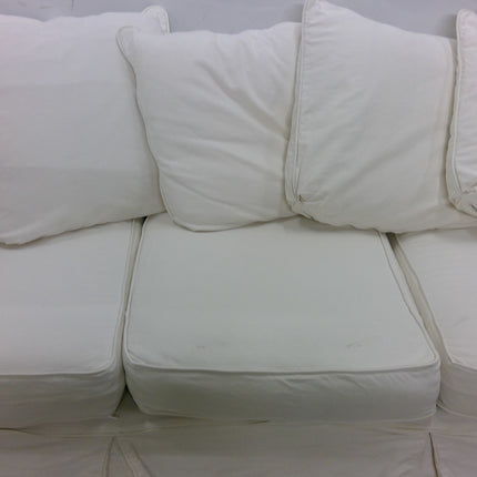100" White Sofa