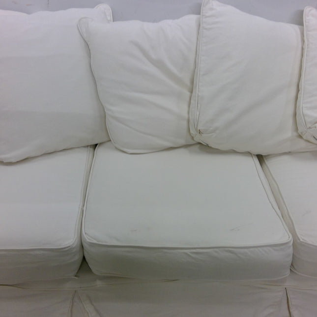100" White Sofa