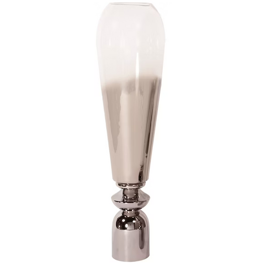 Howard Elliott Oversized Smokey Glass Vase