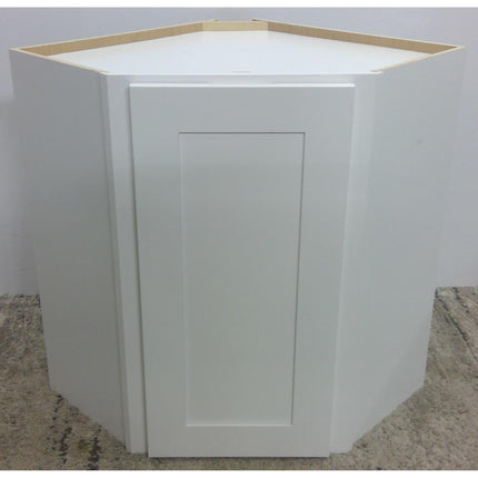 24" White Upper Corner Cabinet