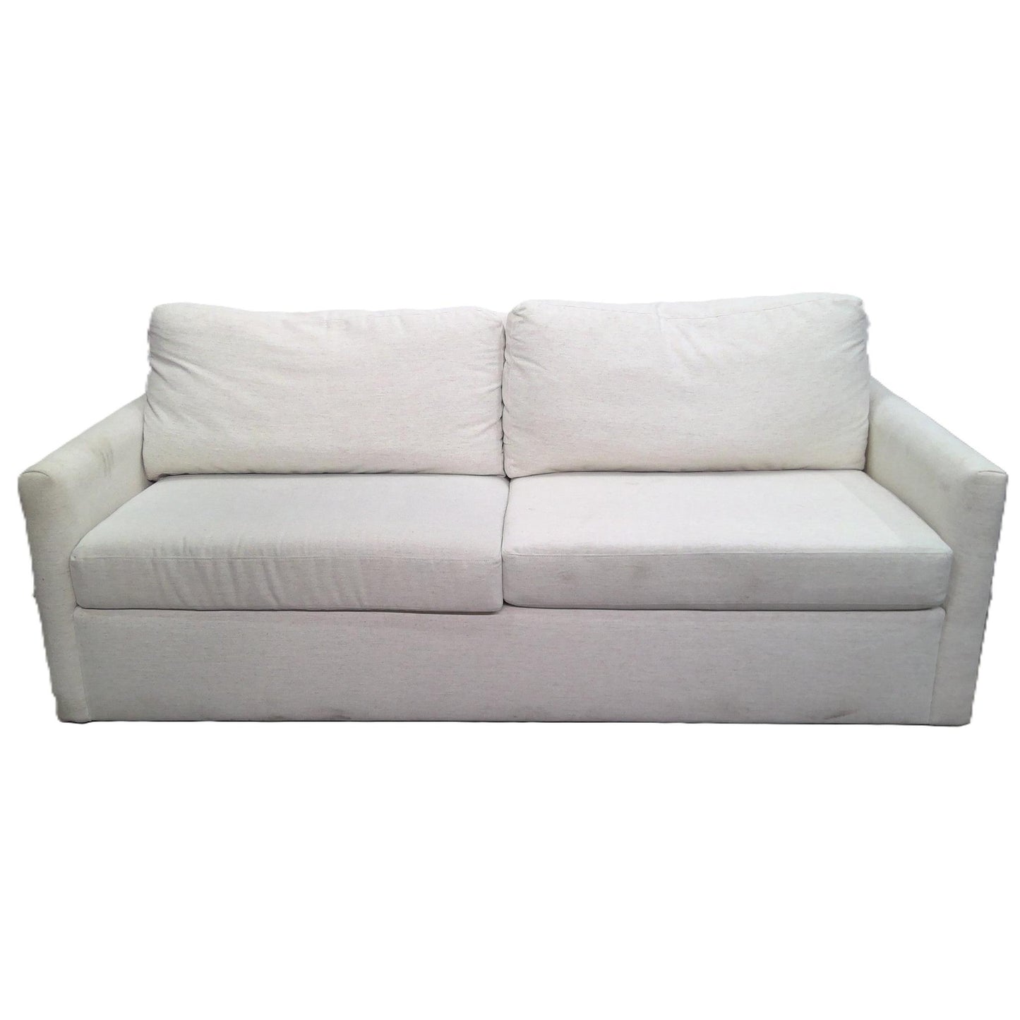 84" White Sofa
