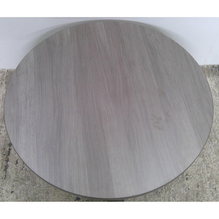 Round Gray Coffee Table