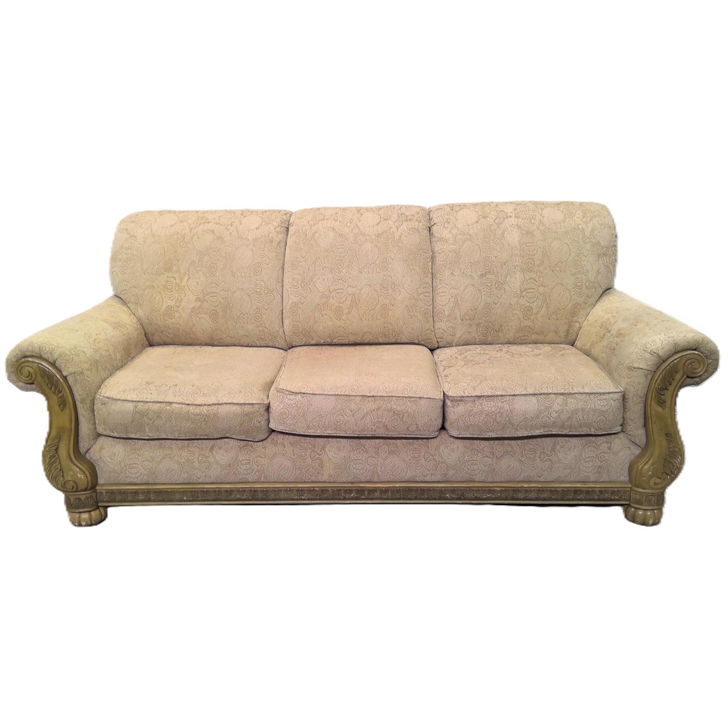 89" Tan Sofa