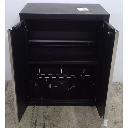 24" Black Steel Base Cabinet (Added 08/15/2026)