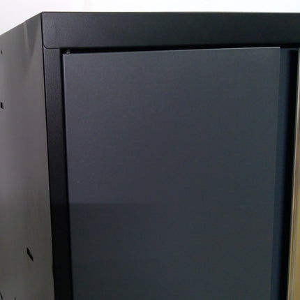 30" Black and Gray Steel Storage Locker
