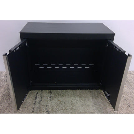 24" x 18" Black Steel Wall Cabinet (Added 08/15/2026)