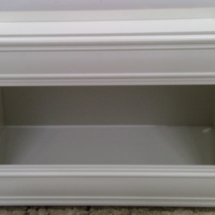 21" x 12" White Plywood Upper Cabinet