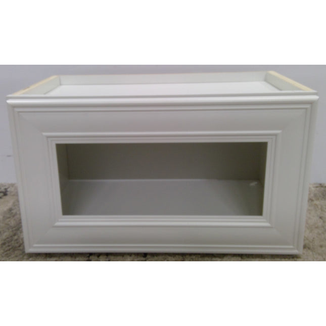 21" x 12" White Plywood Upper Cabinet