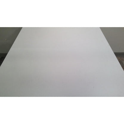 41" White Square Table