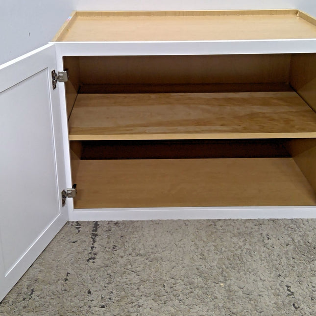 36" x 24" White Upper Cabinet (MIssing Door)