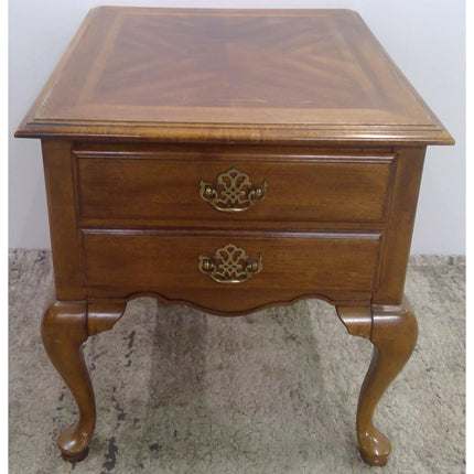 Wood End Table with Drawer
