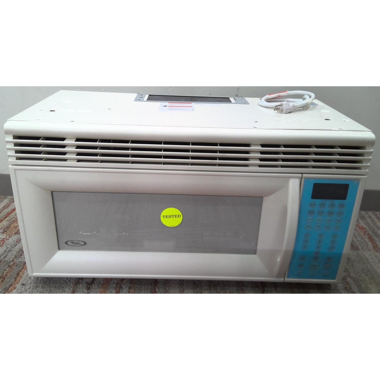 White Whirlpool Over Range Microwave