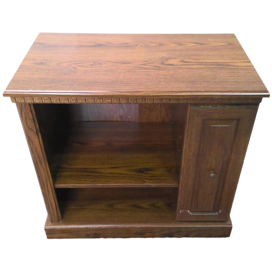 Rolling TV Stand with Open Storage, front