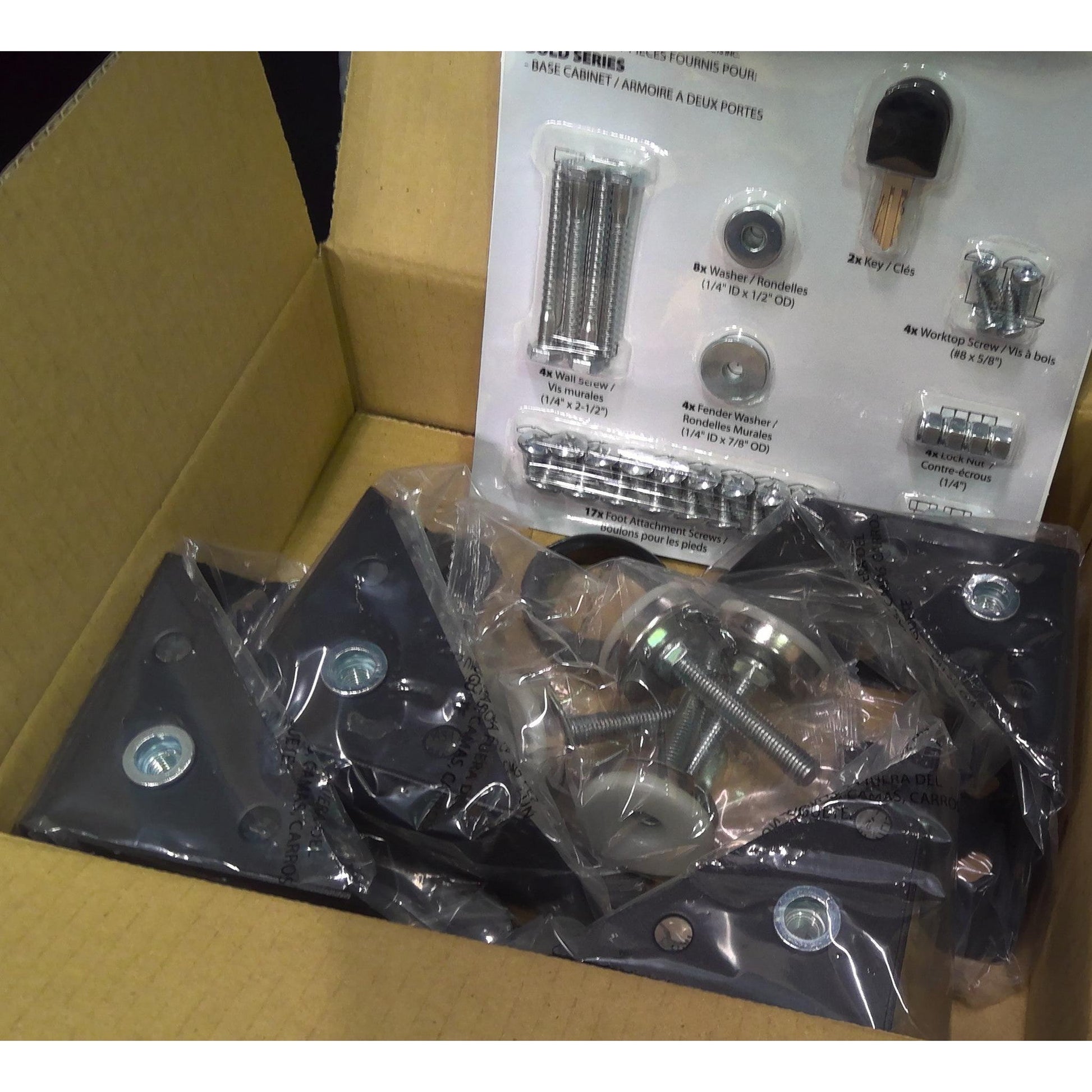 24" Black and Gray Steel Base Cabinet