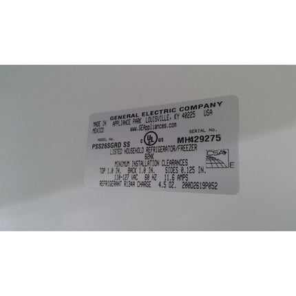 GE Profile ENERGY STAR 25.5 Cu. Ft. Stainless Side-by-Side Refrigerator