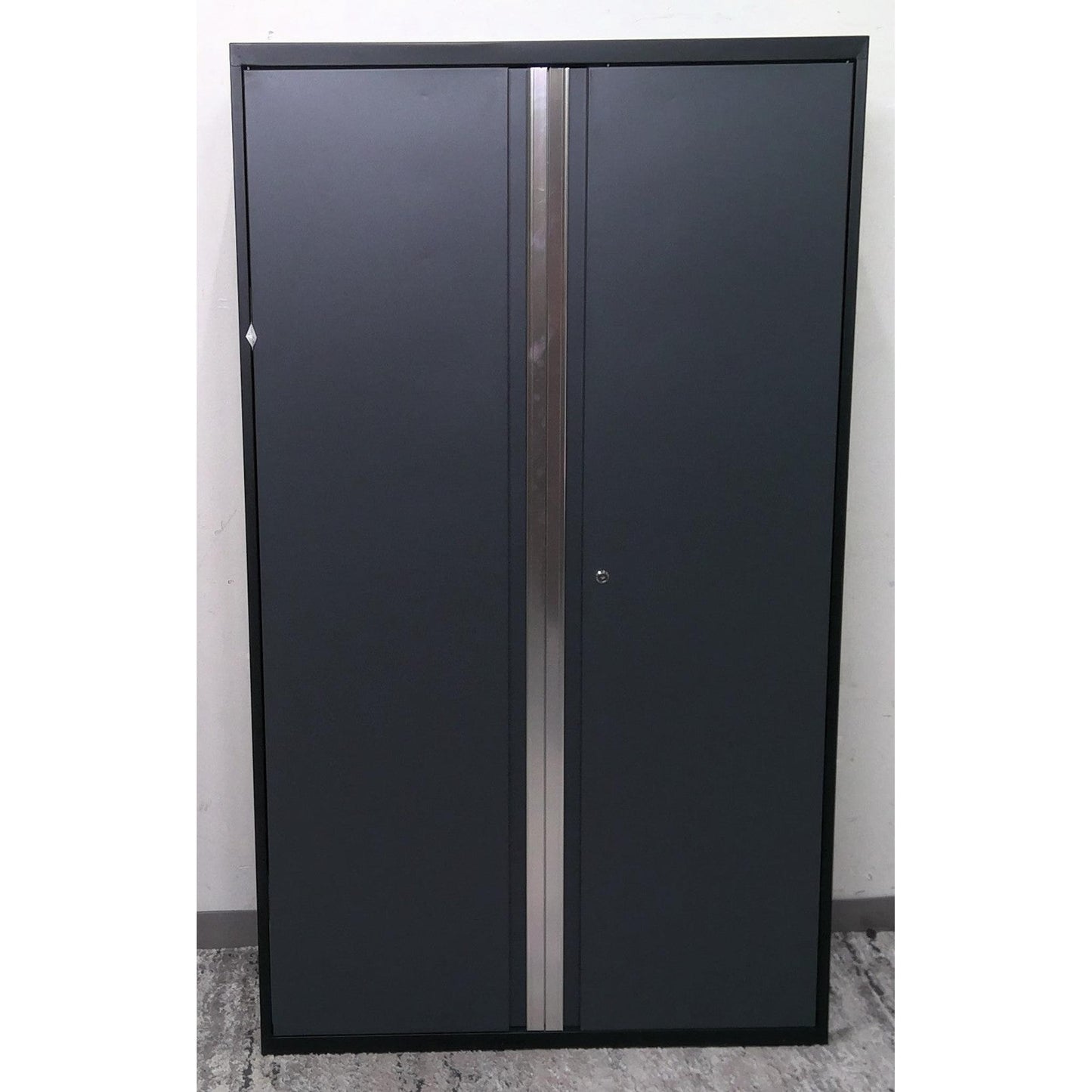 42" x 72" Black and Gray Multi-Use Steel Storage Locker