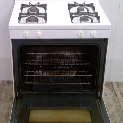 Whirlpool 30" White Gas Range