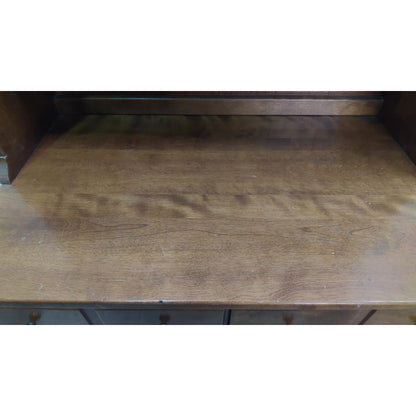 Ethan Allen Maple 2 Piece Bookcase Unit