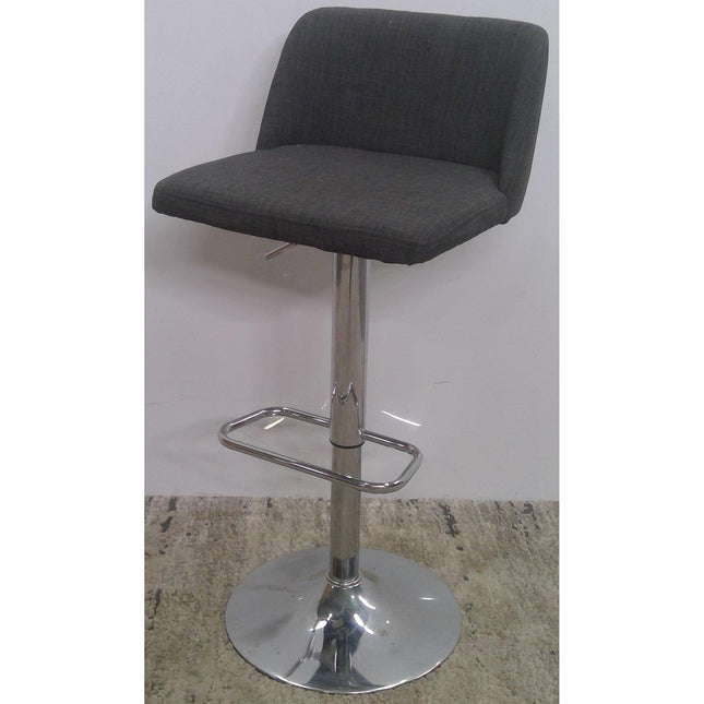 Gray and Metal Barstool
