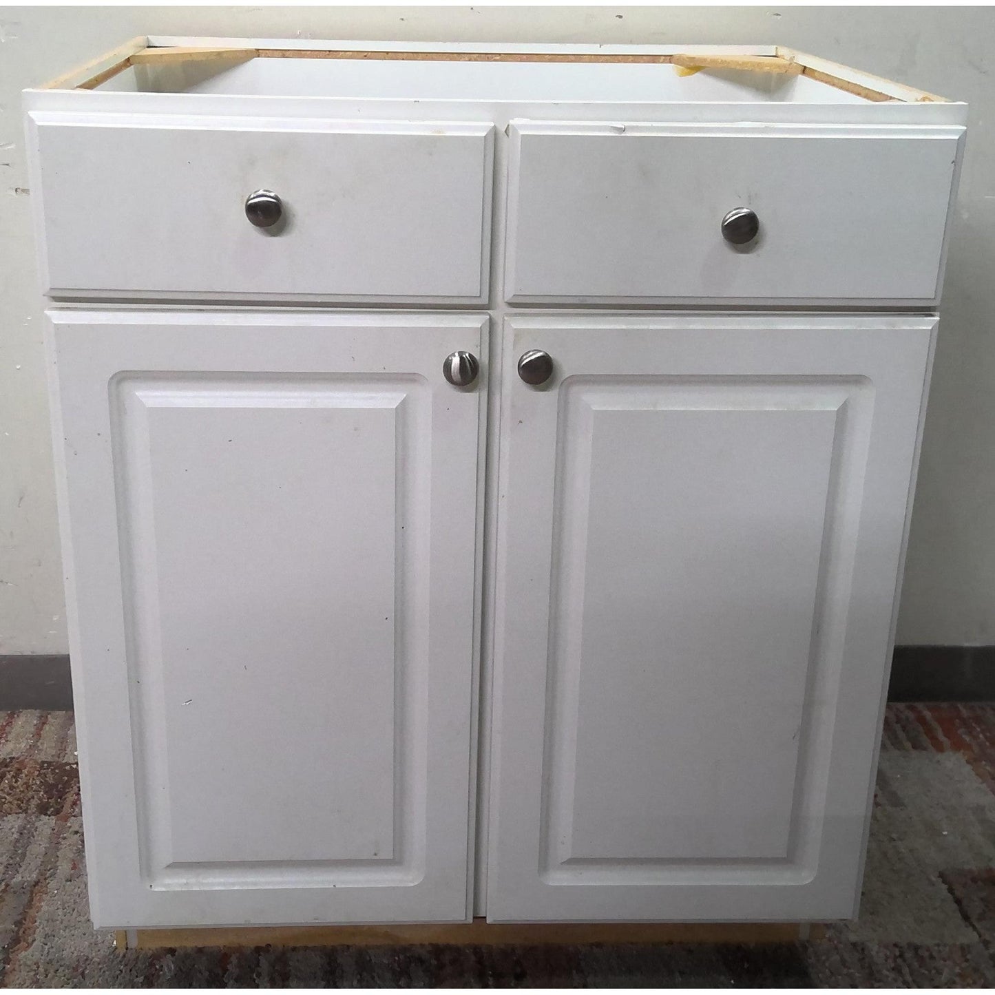 30" White Base Cabinet