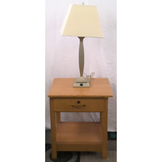 End Table with Built In Lamp