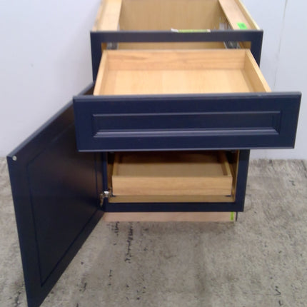 23.5" Blue Plywood Base Cabinet
