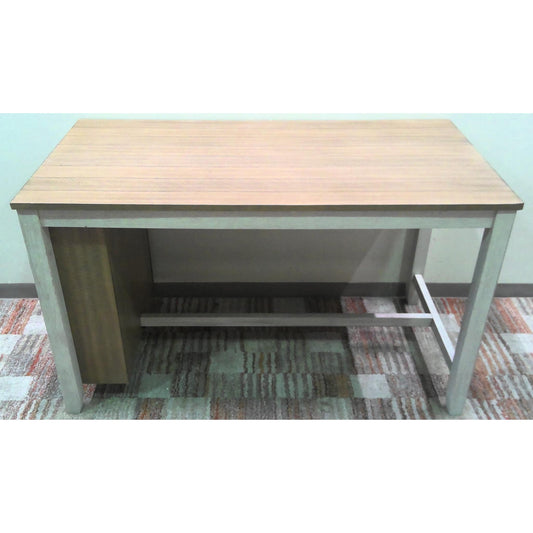 Counter Height Dining Table with Built-In Wine Rack