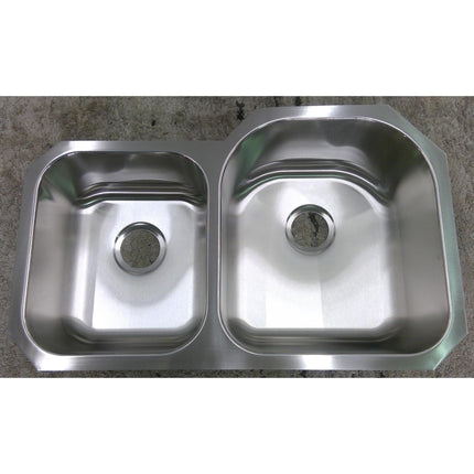32" Double Bowl Stainless Steel Undermount Sink (Added 08/12/2026)