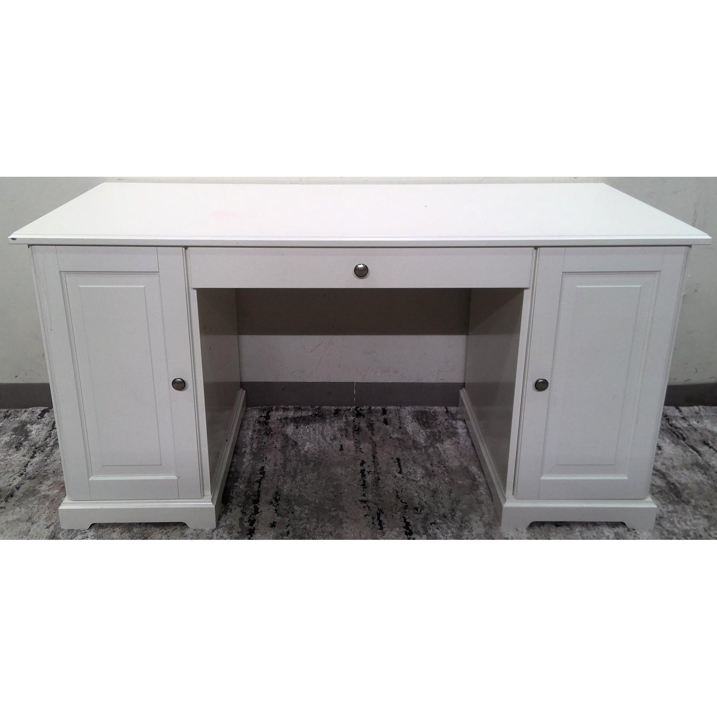 57" White Desk