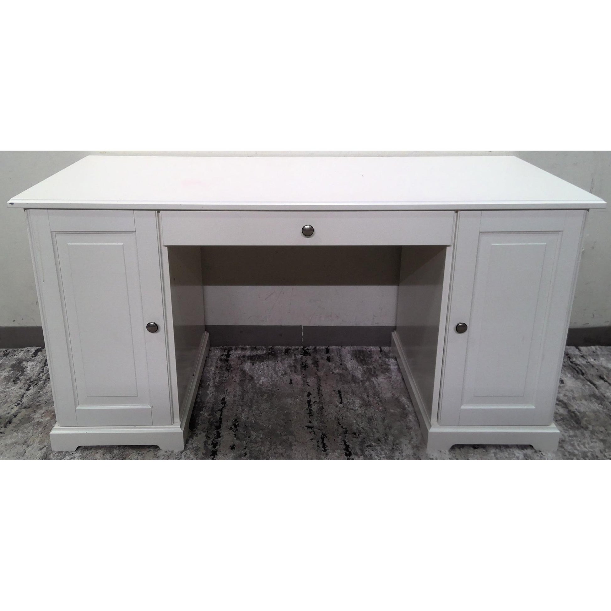 57" White Desk