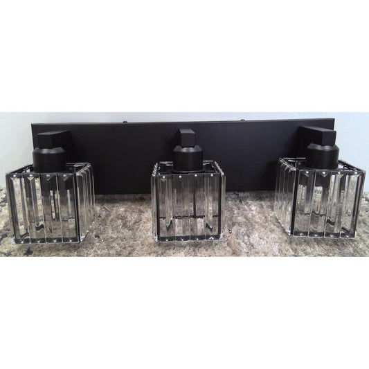Black Triple Sconce