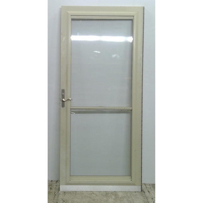 35" x 80" Storm Door with Retractable Screen