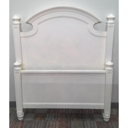 White Twin Bed