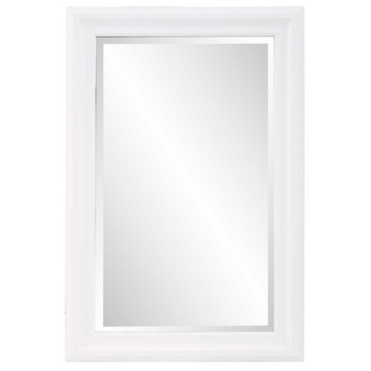 24" x 36" Matte White George Mirror