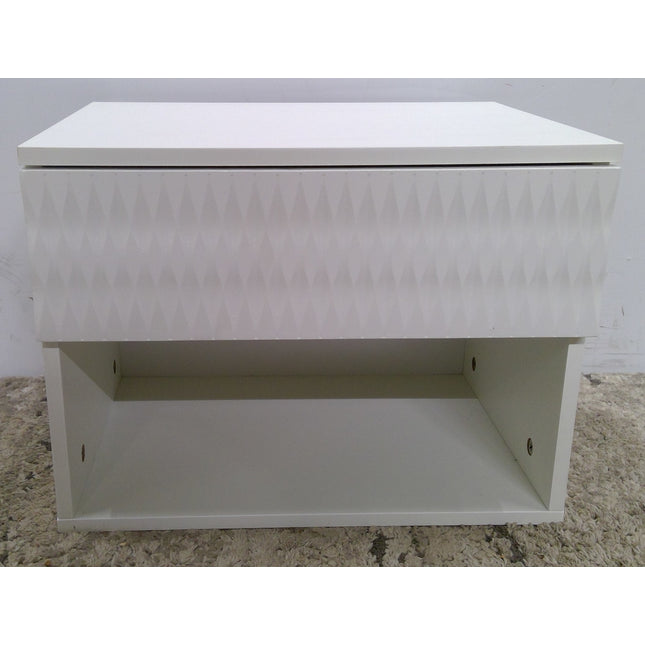 White Wall-Mounted Nightstand