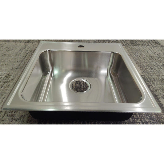 19" Drop In Stainless Steel Sink