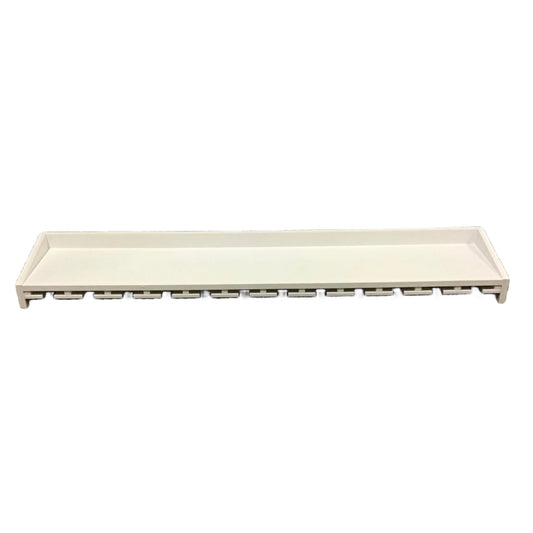 48” Floating White Wall Shelf