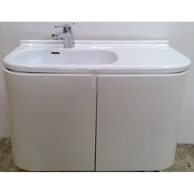 36" White Modern Floating Bathroom Vanity
